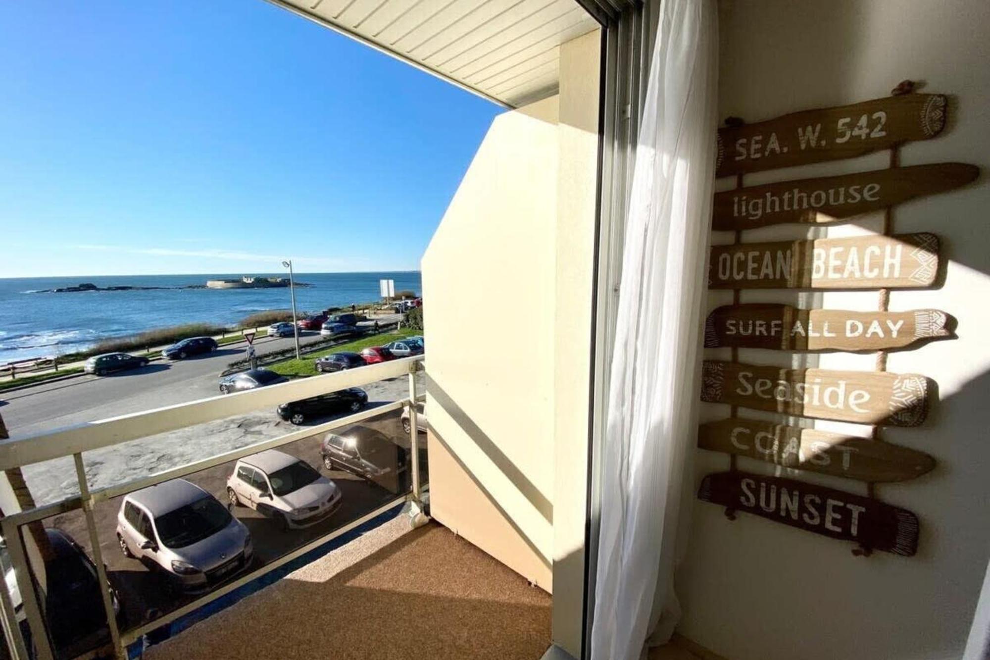 Joli Appartement Top Cosy Vue Mer Imprenable 180 Ploemeur Exteriör bild