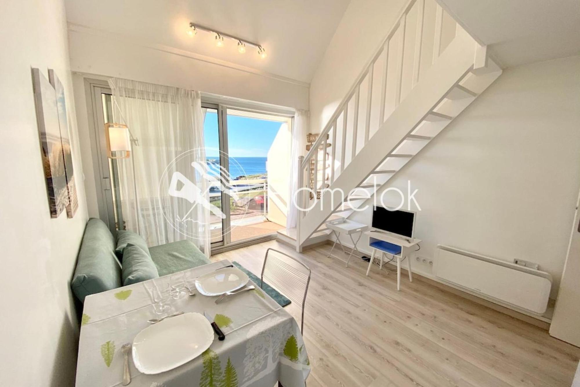 Joli Appartement Top Cosy Vue Mer Imprenable 180 Ploemeur Exteriör bild